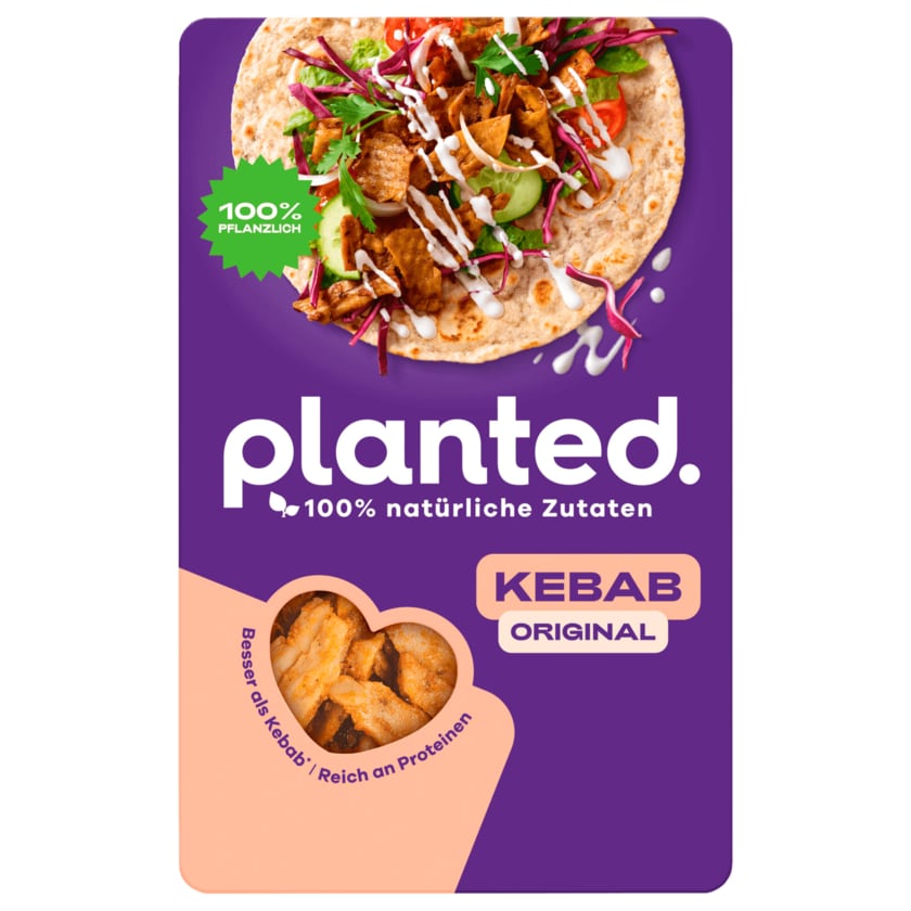 Planted. Kebab Original vegan 160g